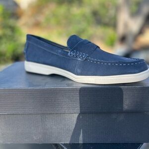 Nordstrom Men's Dark Blue Slip-On Loafers